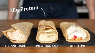 Filled Dessert Tortillas That Are PACKED With Protein [upl. by Nairde]