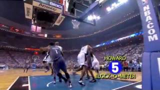 Howard swats nine shots vs Bobcats [upl. by Rakel872]