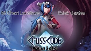 CrossCode Gaias Garden  66 chests guide [upl. by Akenot]