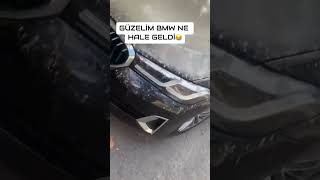 bmw G20 nin üzerine beton mikserinden harç döküldü 🥲 [upl. by Nylloc]