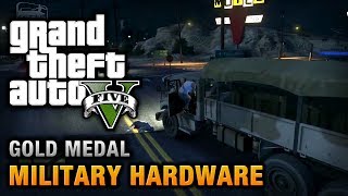 GTA 5  Mission 51  Military Hardware 100 Gold Medal Walkthrough [upl. by Gabby108]