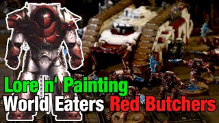 Lore n Painting  The Red Butchers  Berserker Terminators [upl. by Edaw]