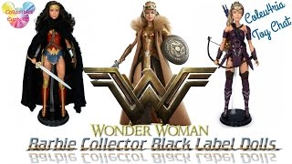 Coleu4ria Toy Chat Ep 01 Wonder Woman Barbie Collector Black Label Doll  Queen Hippolyta  Antiope [upl. by Anaicilef]