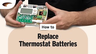 How to Replace Thermostat Batteries [upl. by Hsoj]