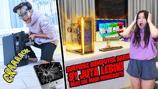 AKHIRNYA PRANK HANCURIN KOMPUTER KESAYANGAN PACAR TAPI KASI PC YG BARU SAMPAI SEMARAH INI [upl. by Nirrej]