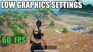 How TO GET 60 FPS IN PUBG MOBILE EMULATOR ON THE LOW GRAPHICS SETTING [upl. by Nelehyram]