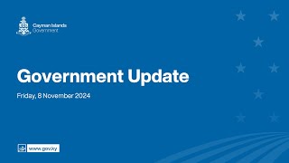 Government Update  Friday 8 November 2024 [upl. by Ricardo]