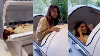 Actress Samantha Trying Collagen Bed Therapy  MS Talkies [upl. by Dwayne55]