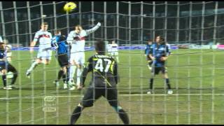 15022012  Atalanta  Genoa 10 Seria A Highlights Gol [upl. by Ducan356]