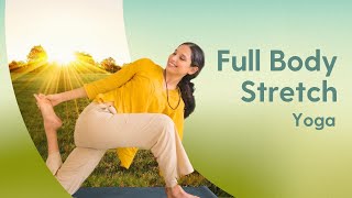 Full Body Stretch Yoga  20 Mins  Hindi [upl. by Analiese]