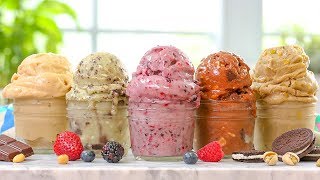 5 EASY Vegan quotIce Creamquot Recipes  Dairy Free Summer Desserts [upl. by Burney]