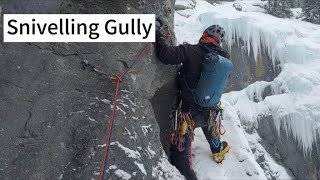 Mixed Climbing  Its a Cryin Shame  Alt Finish to Snivelling Gully [upl. by Weaver]