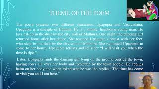 UPAGUPTA  POEM BY SHRI RABINDRANATH TAGORE  EXPLANATION [upl. by Mitran]