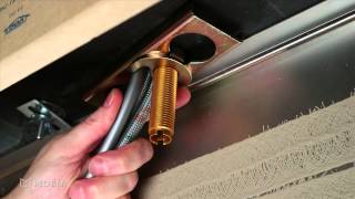 Installing a pulldown or pullout faucet with Reflex  Moen Guided Installations [upl. by Yurik]