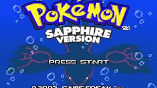 Game Boy Advance Longplay 187 Pokemon Sapphire Part 1 of 3 [upl. by Kidder]