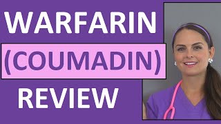 Warfarin Coumadin Anticoagulant Nursing NCLEX Review Pharmacology [upl. by Aikrahs]