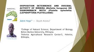 Oviposition Deterrence and Ovicidal Activity of Birbira Melletia furrgunia IRJIS 2021 61 8 14 [upl. by Naek791]