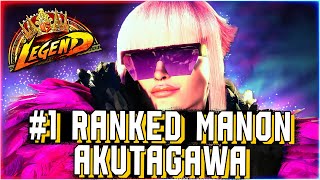 Akutagawa  あくたがわ 1 Ranked Manon high level gameplay ▰ Street Fighter 6 SF6 [upl. by Krasnoff]