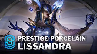 Prestige Porcelain Lissandra Skin Spotlight  League of Legends [upl. by Yarazed]