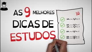 ESTUDE DE FORMA EFICIENTE  AS 9 MELHORES DICAS DE ESTUDO  Seja Um Estudante Melhor [upl. by Jemima]