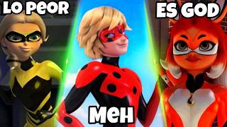 🌟 Clasificando a TODOS los PORTADORES de Miraculous Ladybug Tier List [upl. by Waxler]