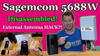 ✅ I Took It Apart  TMobile 5G Home Internet  Sagemcom Fast 5688W Disassembly  External Antenna [upl. by Gentille]