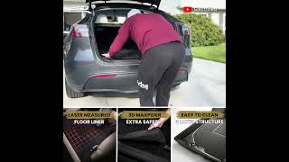 3D Mats  KAGU Perfect Fit Floor Liner  Compatible with Tesla Model Y｜Electrified Review [upl. by Etterrag]