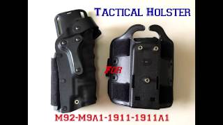 ซองปืนรัดขา 3084 Tactical Holster for M921911 II mini Review II [upl. by Werby638]