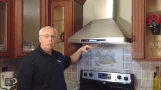 How to install kitchen ductless range hood under the cabinet  easy way [upl. by Annoyi349]