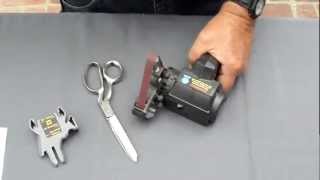 Scissors Sharpening using the Work Sharp Knife Sharpener [upl. by Siri]