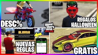 NUEVA ACTUALIZACION SI HACES ESTO TE BANEARAN REGALOS de HALLOWEEN DOBLE en CAJAS  GTA Online [upl. by Euton]