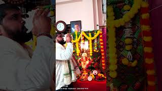 Shankh Naad ganeshchaturthi ganeshutsav homeganesha lalbaughcharaja khairatabadganesh2024 [upl. by Lenoel]