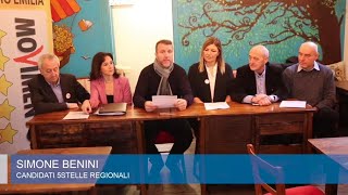 Elezioni regionali i candidati 5 stelle reggiani si presentano alla città [upl. by Trotta]