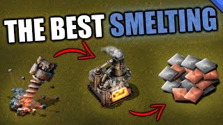 The BEST Smelting and Mining Setup  Ultimate Factorio Tutorial tips and tricks guide [upl. by Noyes]