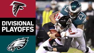 Falcons vs Eagles  NFL Divisional Round Game Highlights [upl. by Hafler]