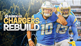 Rebuilding The Los Angeles Chargers In Madden 24 [upl. by Etnahsa]