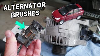 HYUNDAI TUCSON ALTERNATOR NOT CHARGING ALTERNATOR BRUSHES REPLACEMENT [upl. by Ytiak190]