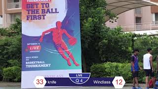 BASKETBALL MATCH  Windlass ballers Vs Knife [upl. by Assenahs]