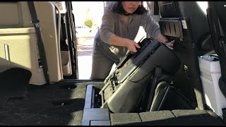 How To Stow And Go Seats In Dodge Grand Caravan  Chrysler Town And Country [upl. by Sanger760]