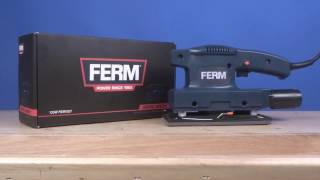 FERM Vlakschuurmachine  135W  PSM1027 [upl. by Anelrahc372]