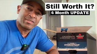 4 Month Update Bissell Crosswave Hydrosteam Plus DETAILED Review [upl. by Loleta228]