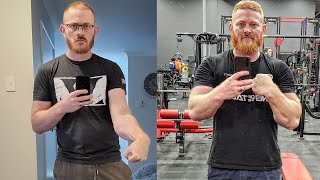 191 days of proper strength training My transformation [upl. by Bliss975]