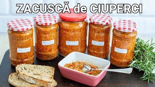 Zacuscă de Ciuperci Champignon și Pleurotus 🍄 – Rețeta Simplă pentru Iarnă 🍽️ [upl. by Aramas369]