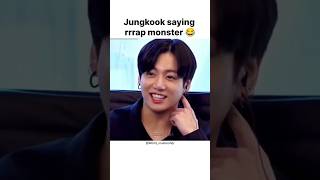 Jungkook Saying rrrap Monster 😂 bts apt btsfunny btsshorts [upl. by Nudd874]