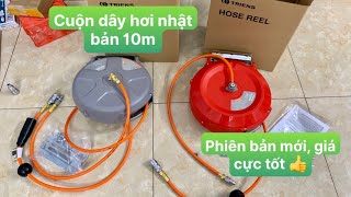 Ra mắt cuộn dây hơi rulo Triens Nhật 10m phiên bản mới giá cực tốt Dây tự rút SHS210Z SBS210AZ [upl. by Halyahs]