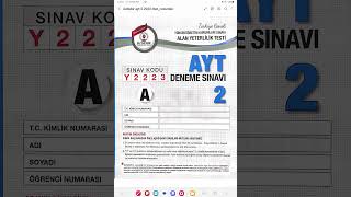 ÖZDEBİR TÜRKİYE GENELİ 2023 2024 2 DENEME TYTAYT MATEMATİK Y2223 ÇÖZÜMLERİ [upl. by Gibbie850]