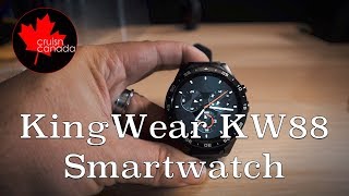 KingWear KW88 Smart Watch  Unboxing and First Look [upl. by Annabell]