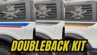 How To Install Your Bronco DoubleBack Kit  From Underground Graphics [upl. by Nerrej]