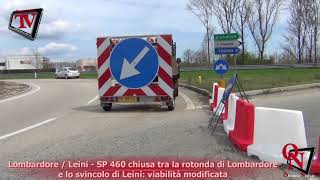 Lombardore  Leini  SP 460 chiusa tra la rotonda di Lombardore e lo svincolo di Leini [upl. by Hazelton]