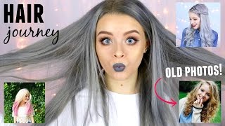 MY HAIR JOURNEY GREY HAIR  WHY IVE STOPPED BLEACHING IT  sophdoesnails [upl. by Lleoj]